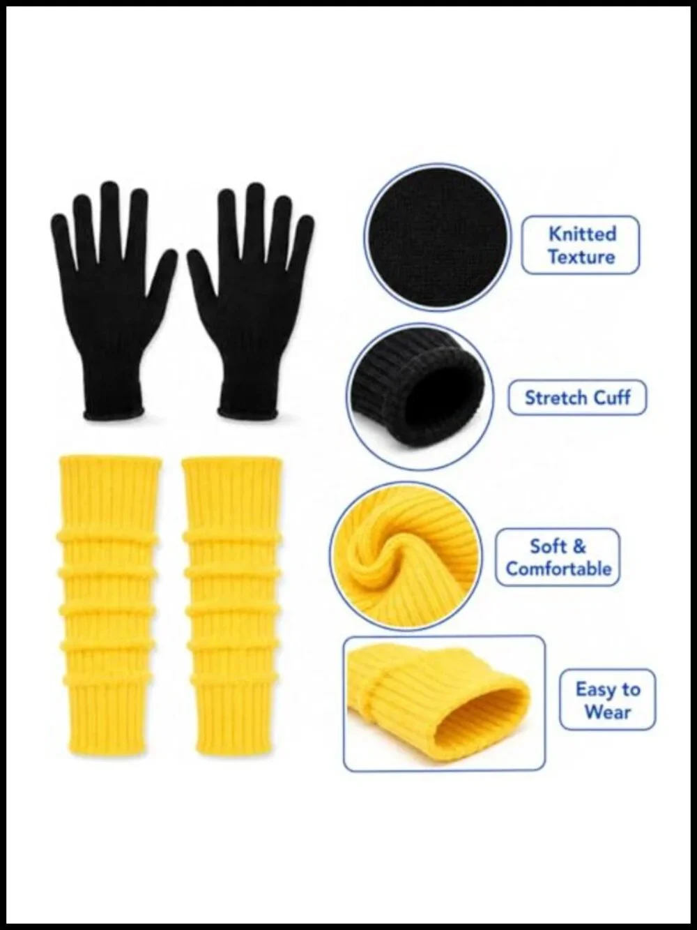 Women Halloween Costume 6-Piece Set Beanie Goggles Tutu Skirt Adult Cosplay